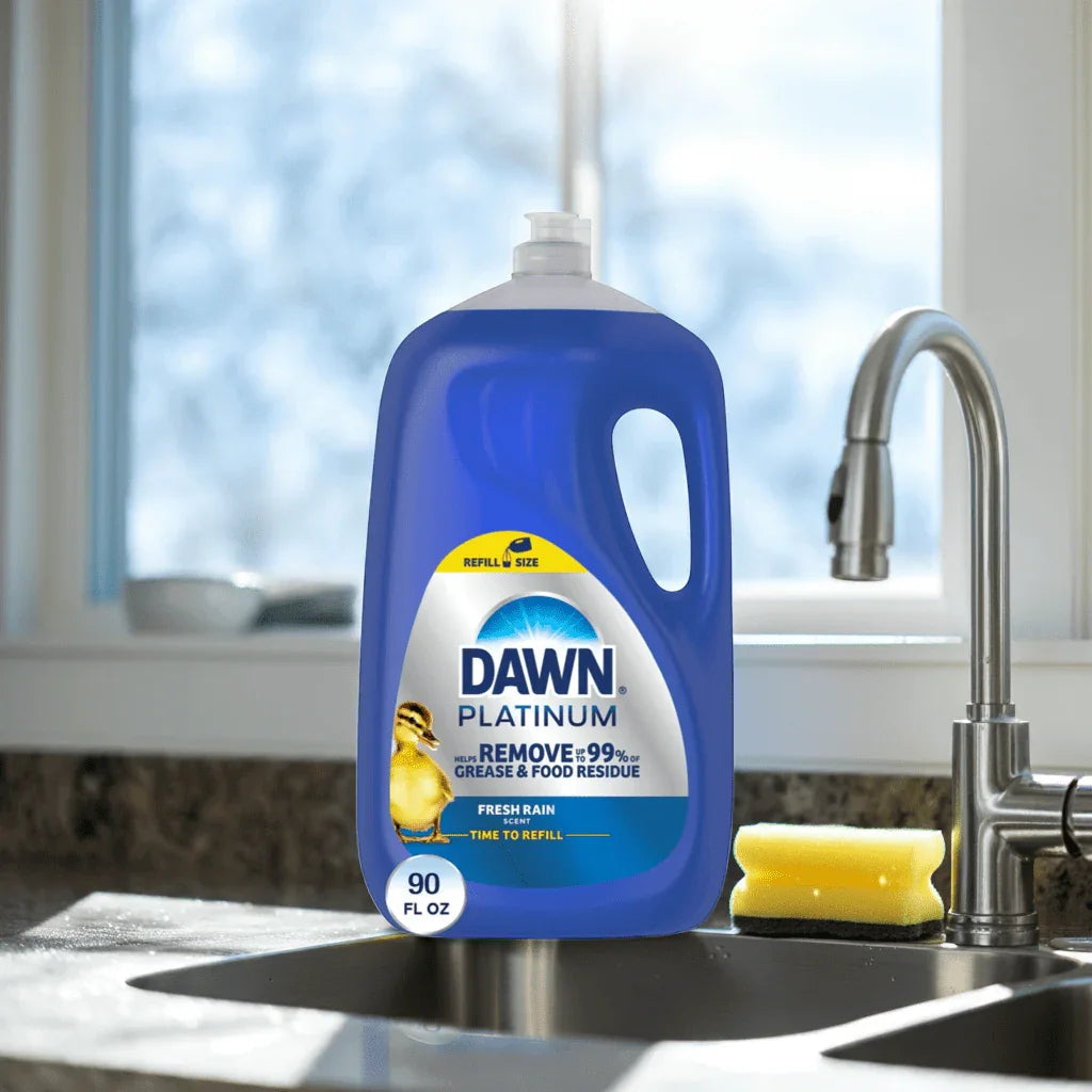 Dawn Platinum Dish Soap - 90 oz Heavy Duty Grease Fighter