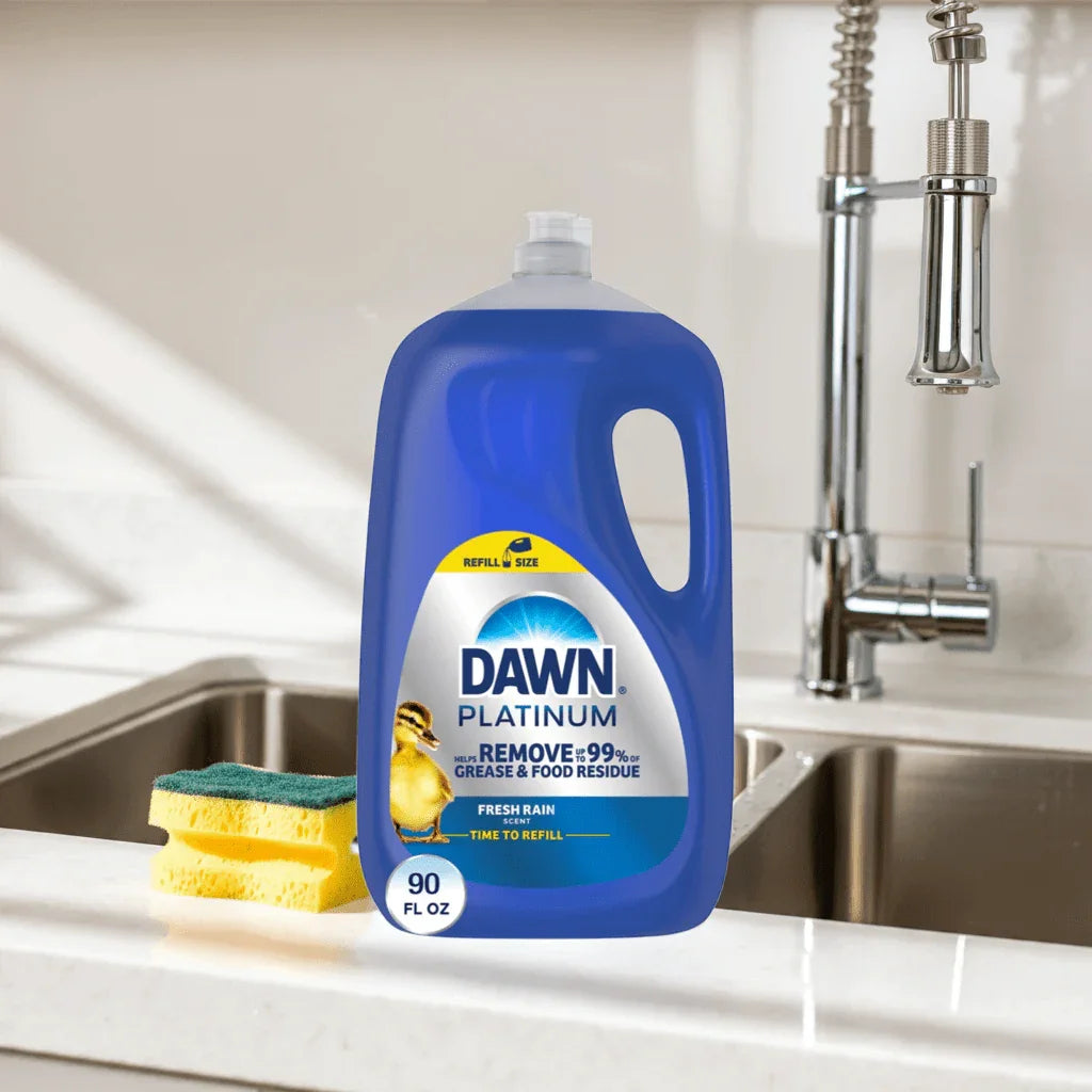 Dawn Platinum Dish Soap - 90 oz Heavy Duty Grease Fighter